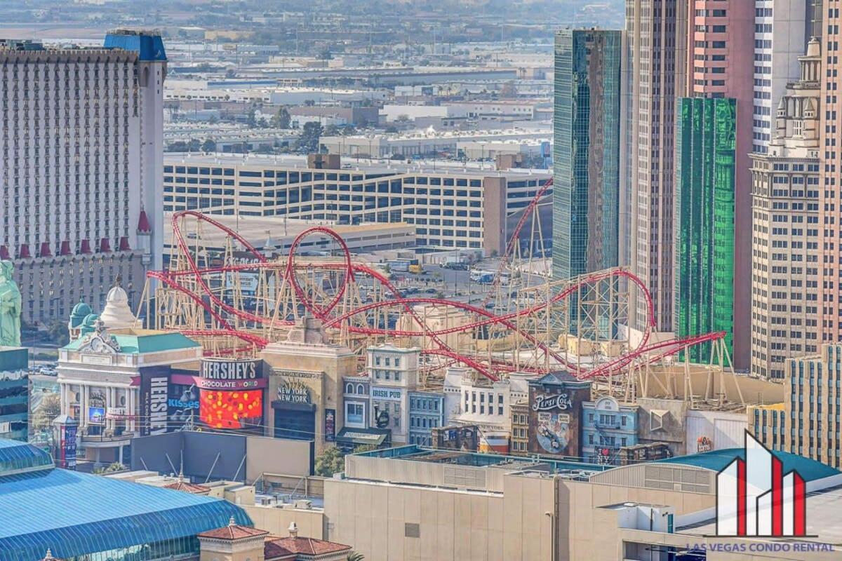 Mgm Signature-32-607 F1 Track & Strip View Balcony Las Vegas Ngoại thất bức ảnh