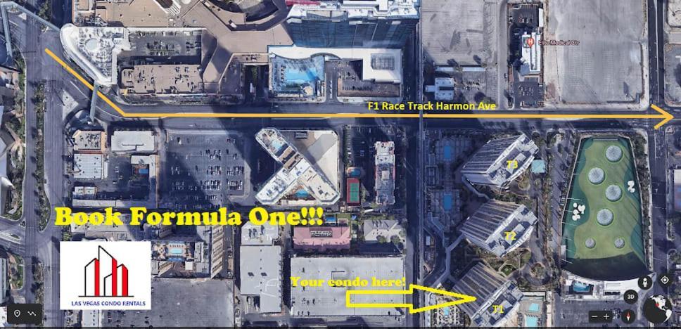 Mgm Signature-32-607 F1 Track & Strip View Balcony Las Vegas Ngoại thất bức ảnh